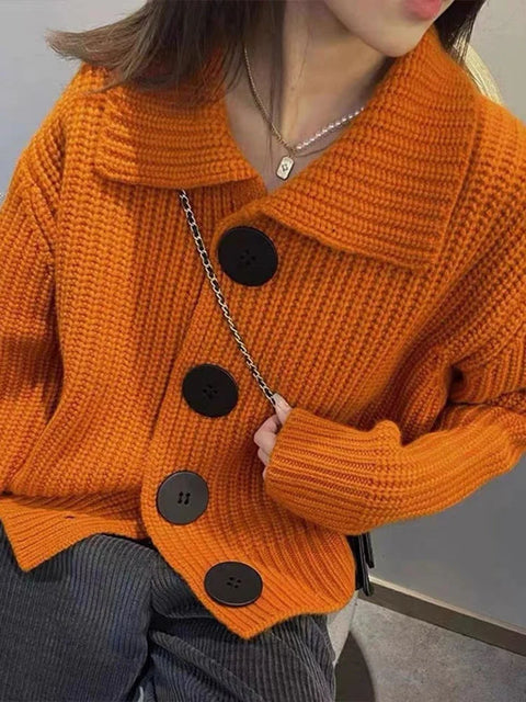 Maisie - Langärmeliger Pullover mit Kragen
