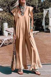 PHIA - Gerüschter Jumpsuit mit weitem Bein