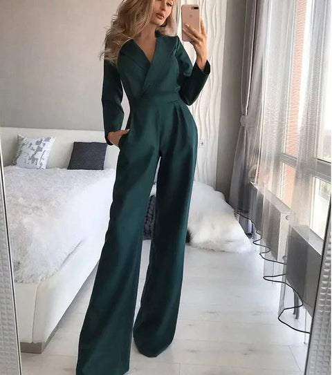 Esther - Eleganter langer Jumpsuit