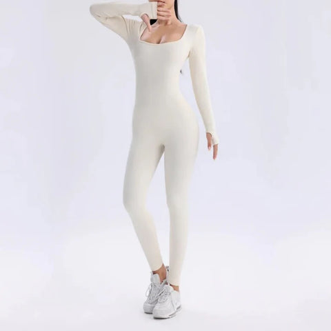 Gretchen - SleekSculpt – Langärmliger Jumpsuit