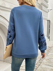 Beatrice - Sweatshirt mit Blumen-Print