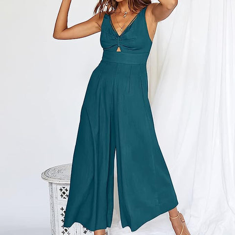 DAWN - Elegante Jumpsuits mit V-Ausschnitt