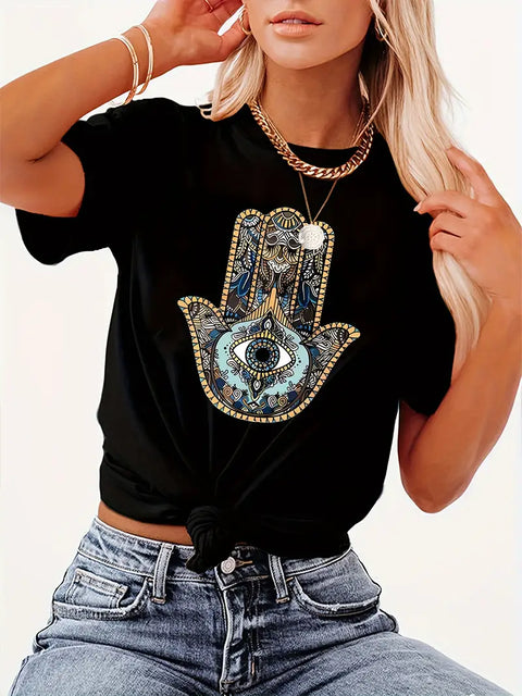 Ada - Bohemian Style Damen T-Shirt