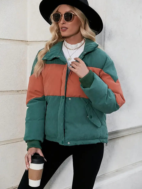 Kendall - Jacke mit Reißverschluss und Farbblockdesign