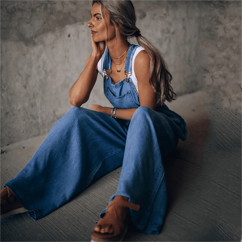 Domika - Damen Denim Jumpsuit