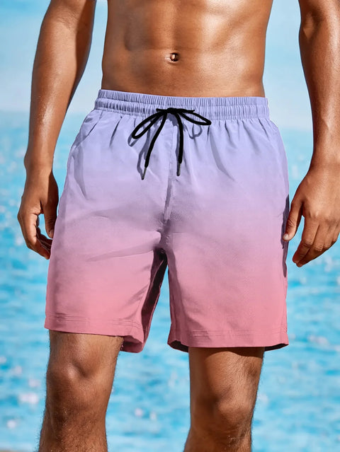 Leo - Strandshorts mit Farbverlauf