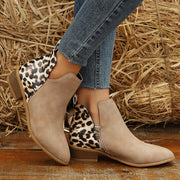 CIANA - Leoparden-Stiefeletten