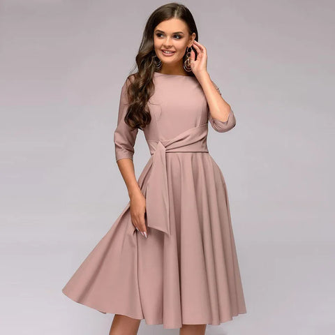 Amanda - Langärmliges Swingkleid für Damen