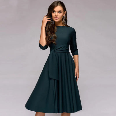 Amanda - Langärmliges Swingkleid für Damen