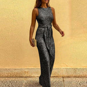 Anaya - Ärmelloser Jumpsuit mit Pailletten