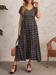 MISSY - Übergroßes, lockeres Vintage-Kleid
