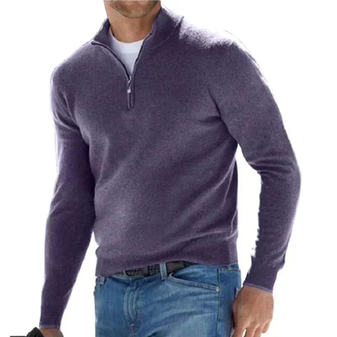 Ralf polo - Stylischer Zip-Pullover für Herren