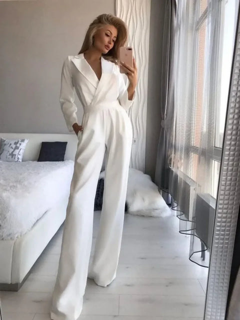 Esther - Eleganter langer Jumpsuit