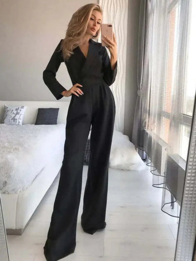 Esther - Eleganter langer Jumpsuit