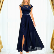 Amelie - Elegantes langes Maxikleid aus Spitze