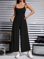 Aurelia - Ärmelloser Jumpsuit mit weitem Bein