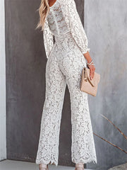 Viola - Elegante Spitze Jumpsuits