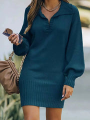 Margaret - Gestricktes Pulloverkleid für Damen