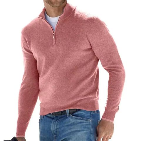 Ralf polo - Stylischer Zip-Pullover für Herren