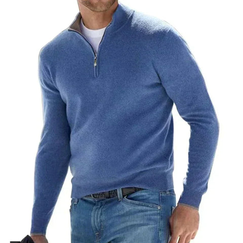 Ralf polo - Stylischer Zip-Pullover für Herren