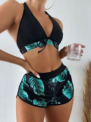 FRANCES - Bikini mit Blattdruck