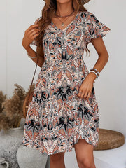 EMMA - Vintage Print Kleid