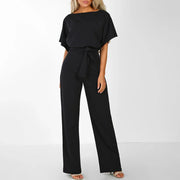 Eliza - Eleganter Jumpsuit mit Bindegürtel