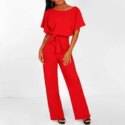 Eliza - Eleganter Jumpsuit mit Bindegürtel