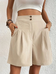 Agatha - Shorts mit hoher Taille und weitem Bein