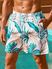 Noah - Tropische Badeshorts mit Taschen