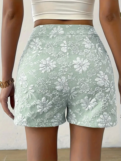 Honora - Elegante lässige Shorts mit Blumenmuster für Damen