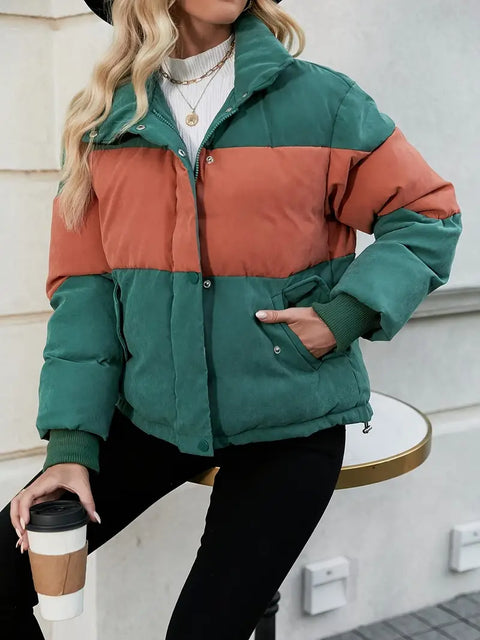 Kendall - Jacke mit Reißverschluss und Farbblockdesign