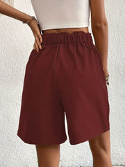 Agatha - Shorts mit hoher Taille und weitem Bein