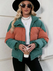 Kendall - Jacke mit Reißverschluss und Farbblockdesign