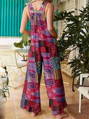 Darla - Vintage Print Jumpsuit