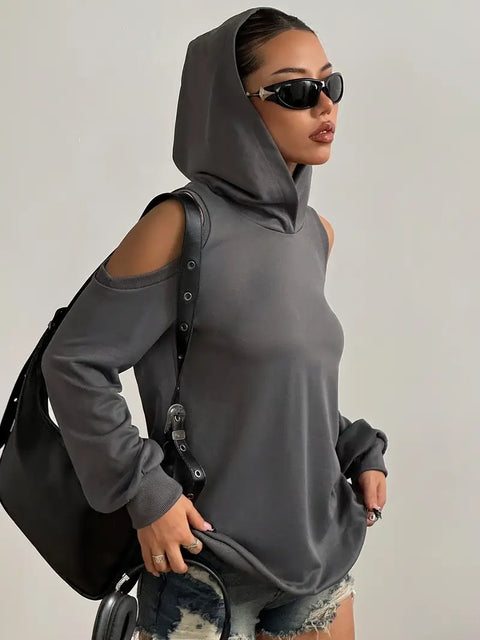 Caroline - Damen Fashion Hoodie Sweatshirt