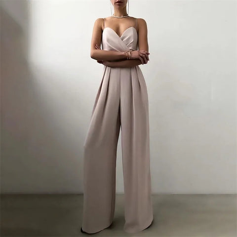 Maureen - Ärmelloser Jumpsuit mit hoher Taille