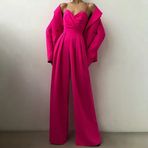 Maureen - Ärmelloser Jumpsuit mit hoher Taille