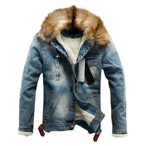 Chic - Dicke Denim-Jacke