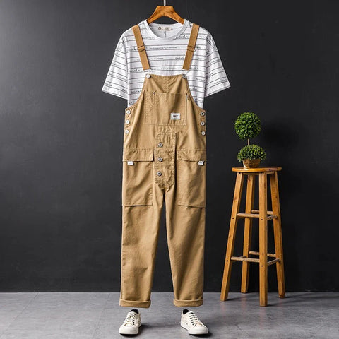 Tadios - Hiphop Streetwear-Overalls mit mehreren Taschen