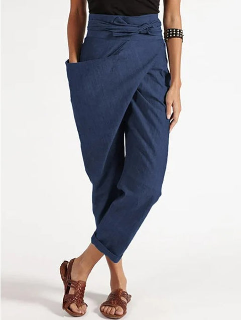 Daphne - Mode Casual Asymmetrische Hose