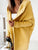 Oliv - Damenmantel mit Kapuze Pullover