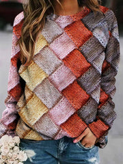 Alysa - Bedrucktes Sweatshirt aus Wolle