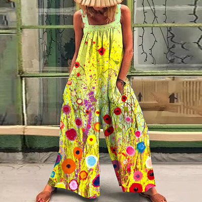 Lyra - Boho Print Jumpsuit