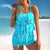 EMMA - Stilvoller blauer Tankini